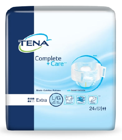 TENA Complete + Care Moderate Absorbency Tab Closure Briefs