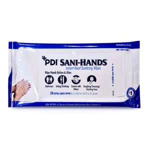 Hand Sanitizing Wipe Sani-Hands 20 Count 70% Alcohol Wipe