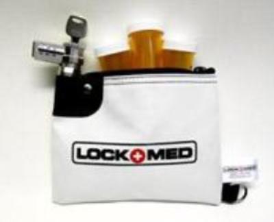 LOCKMED LOCKBAG- ON SALE- purse size with combination lock and key override-